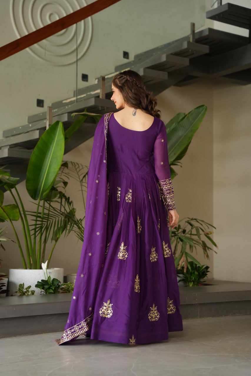 Anarkali Gowns with Dupatta 👗✨