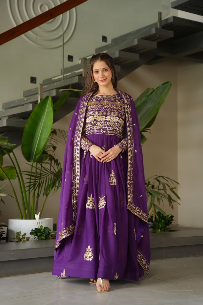 Anarkali Gowns with Dupatta 👗✨