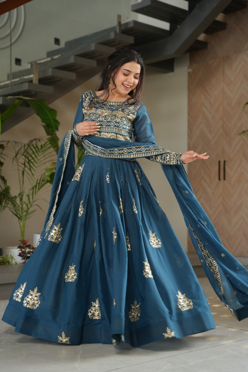 Anarkali Gowns with Dupatta 👗✨