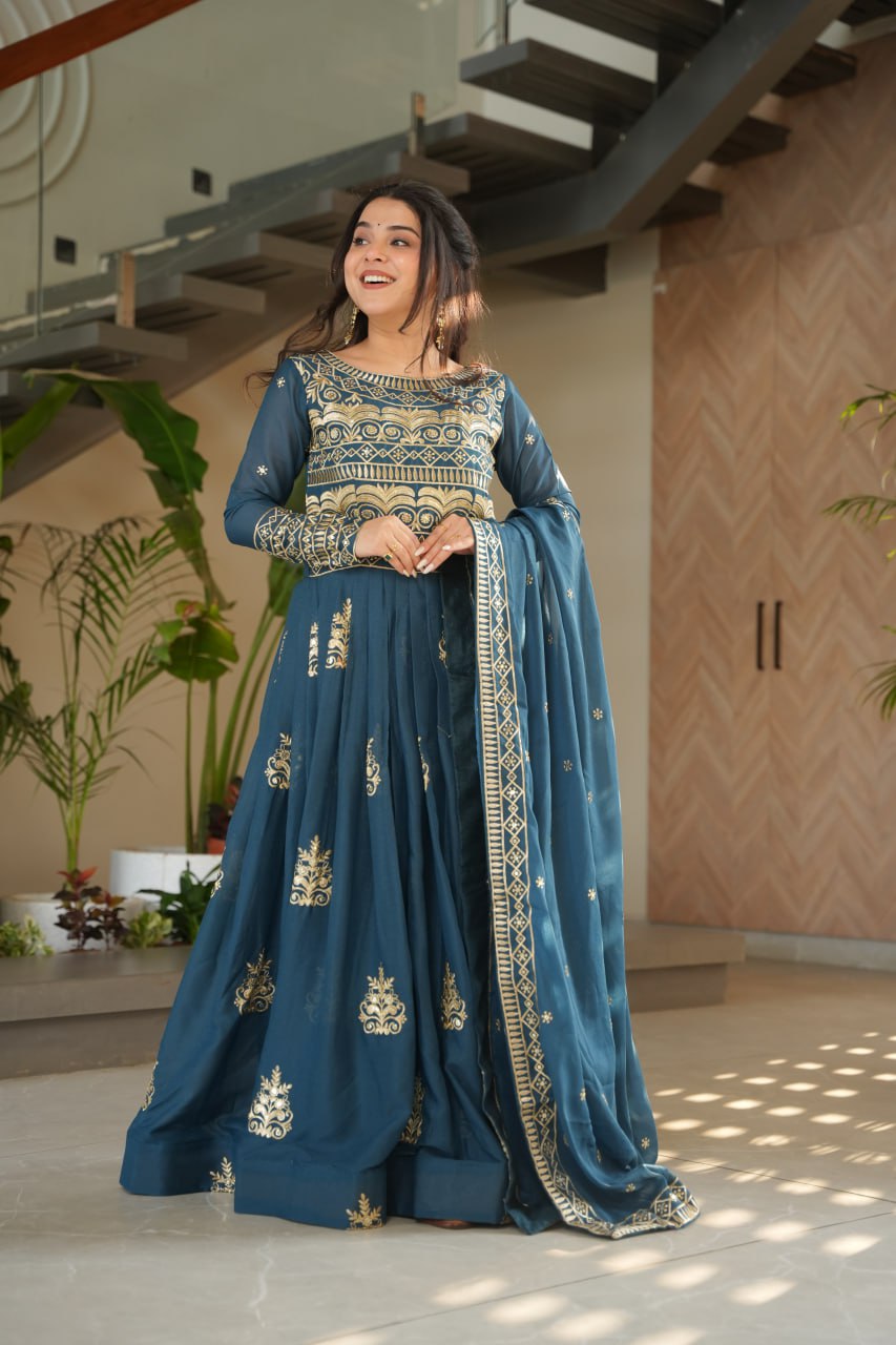 Anarkali Gowns with Dupatta 👗✨