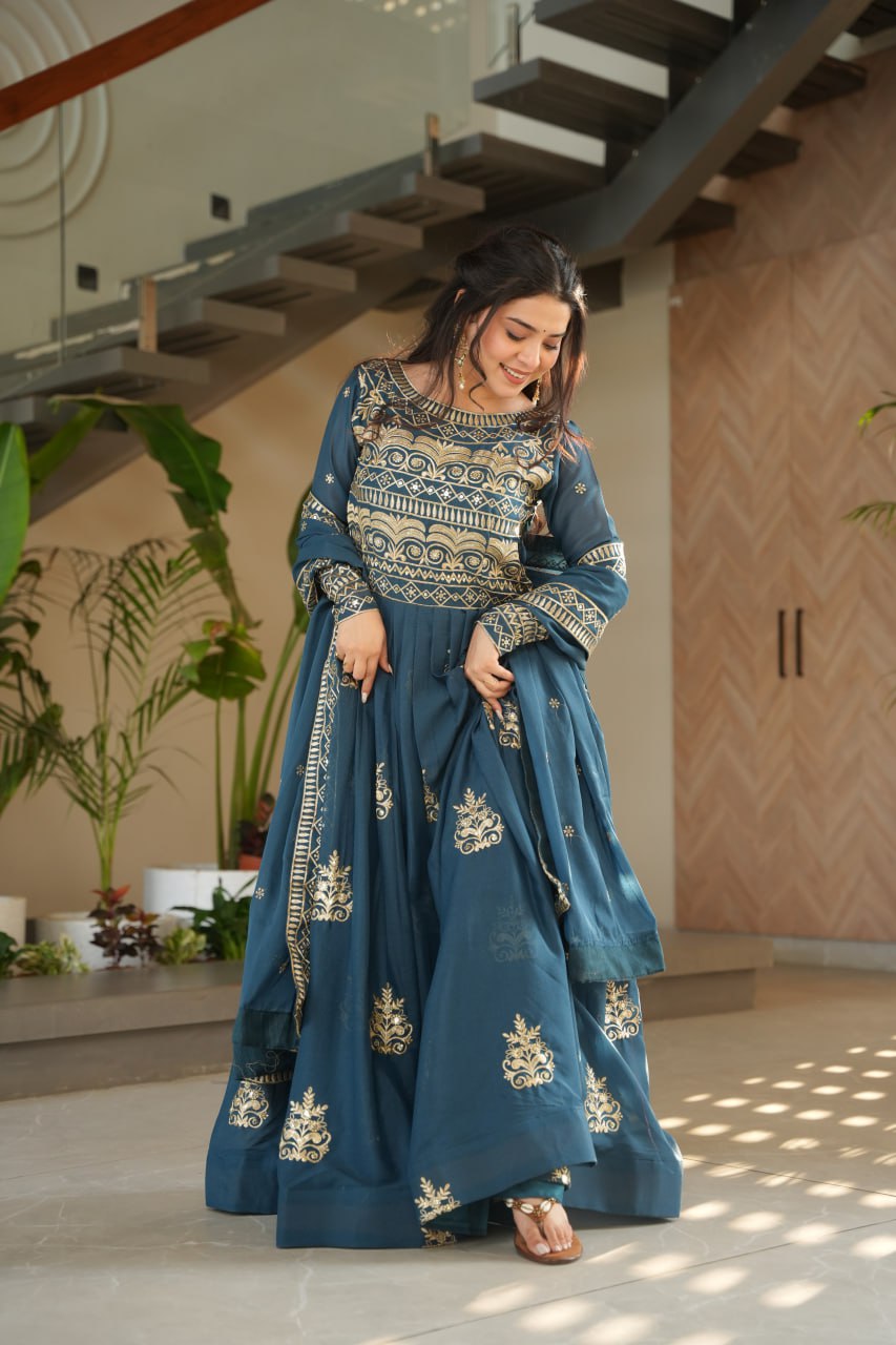 Anarkali Gowns with Dupatta 👗✨