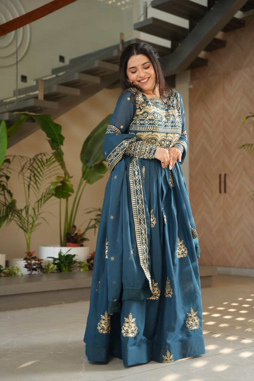 Anarkali Gowns with Dupatta 👗✨