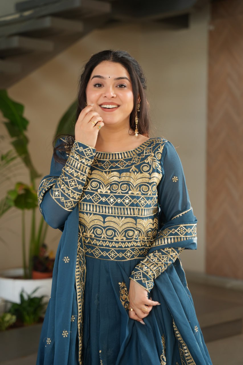 Anarkali Gowns with Dupatta 👗✨