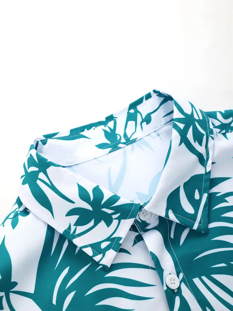 Tropical Co-ord Set (Shirt + Shorts) 🌴✨