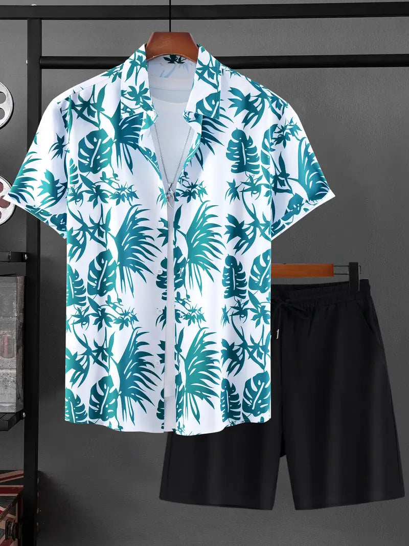 Tropical Co-ord Set (Shirt + Shorts) 🌴✨
