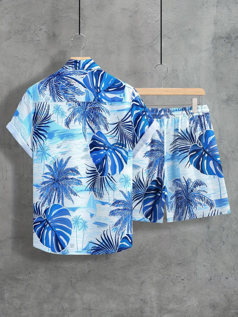 Tropical Co-ord Set (Shirt + Shorts) 🌴✨