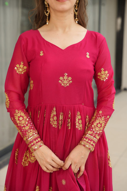 Anarkali Suits with Dupatta 🌸
