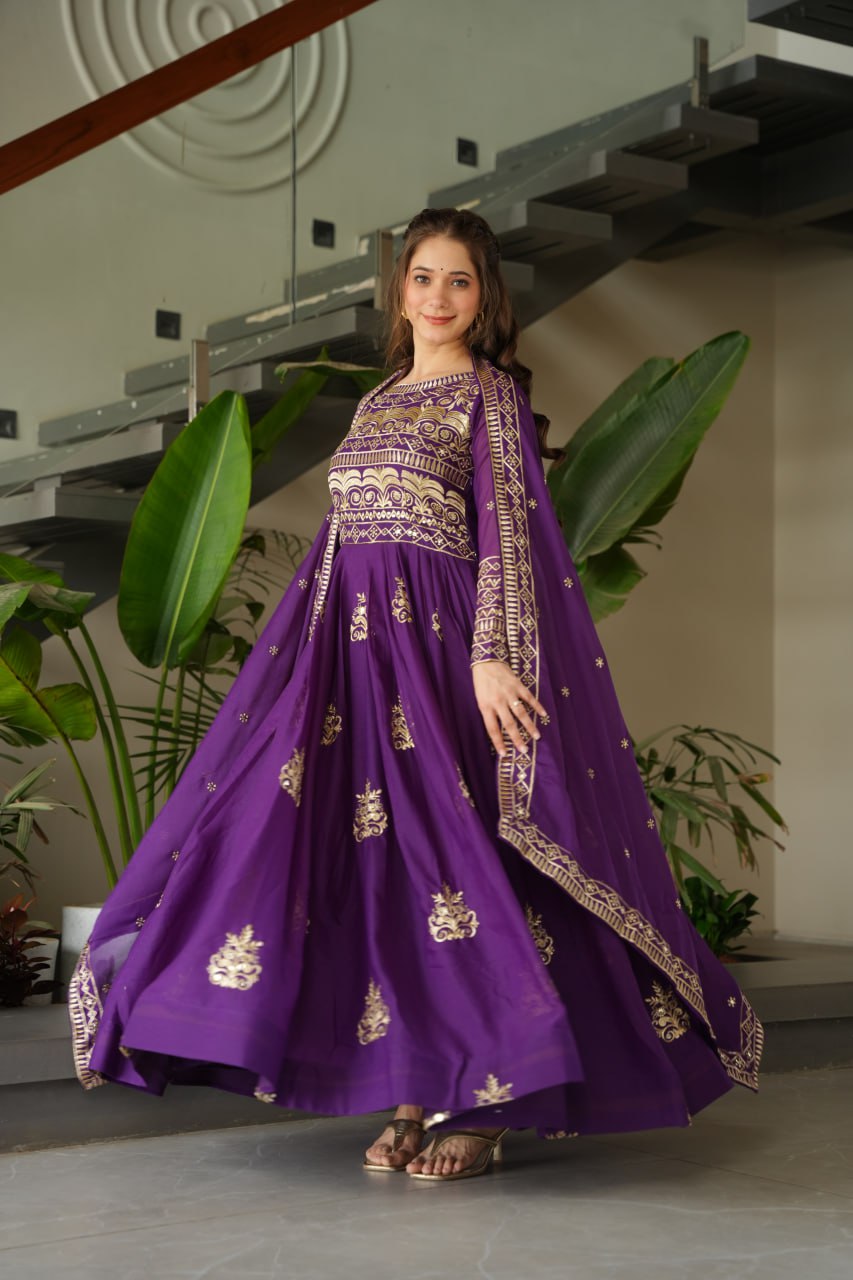 Anarkali Gowns with Dupatta 👗✨