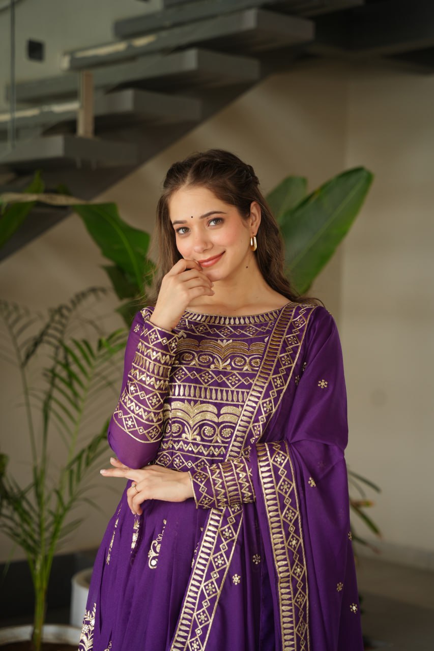 Anarkali Gowns with Dupatta 👗✨