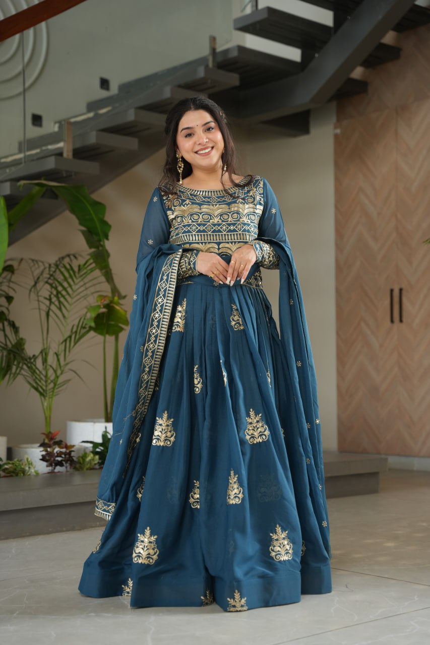 Anarkali Gowns with Dupatta 👗✨