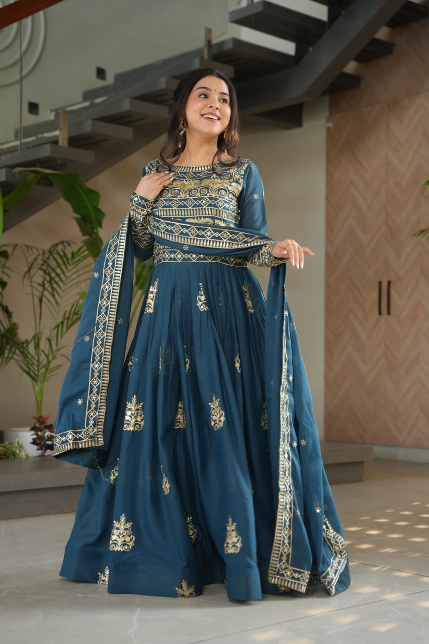 Anarkali Gowns with Dupatta 👗✨