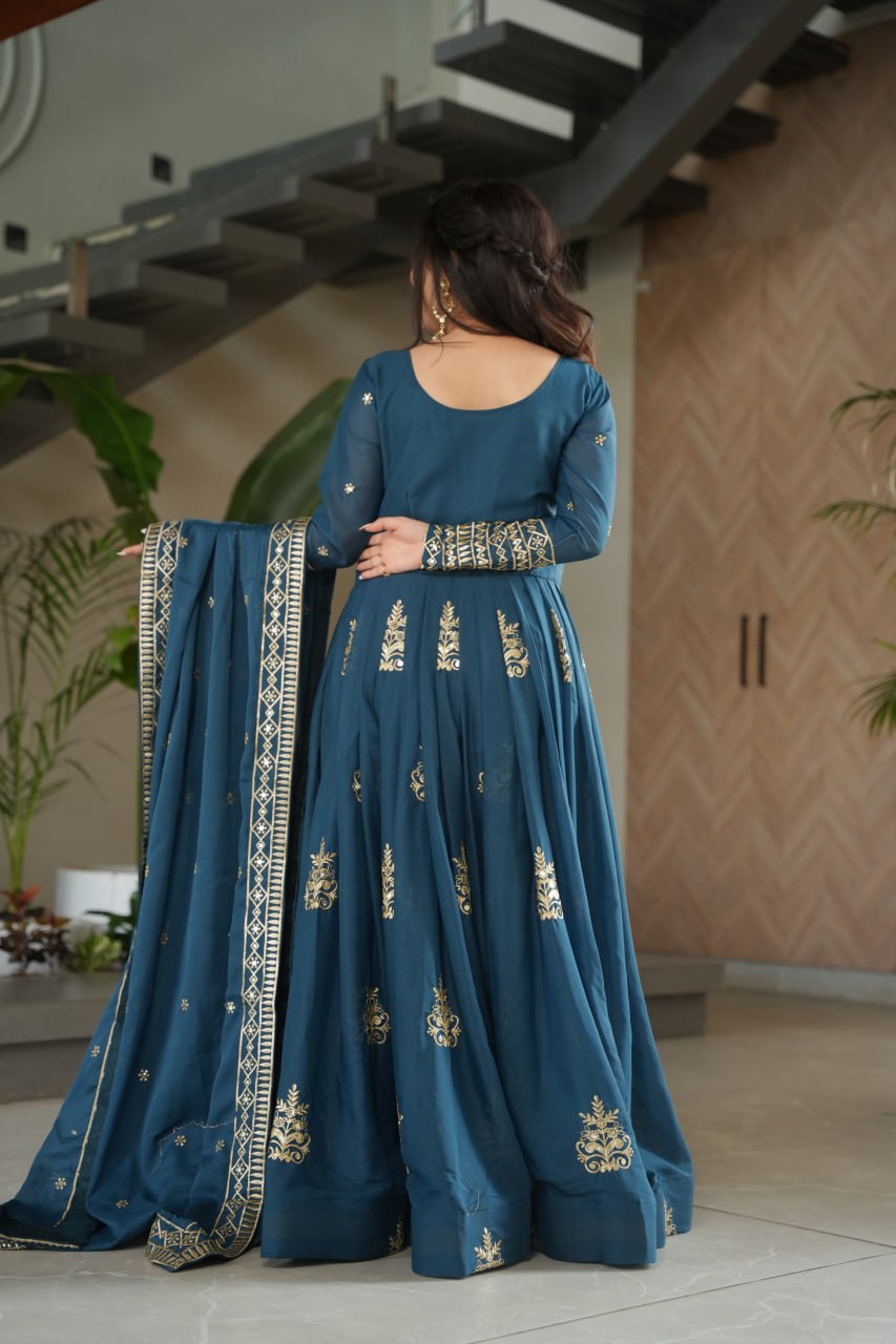 Anarkali Gowns with Dupatta 👗✨